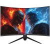 KTC H27S25E Gaming Monitor, 27 inch 2560*1440 QHD CSOT HVA Screen, 1000R Curvature, 240Hz Refresh Rate, 1ms MPRT Response Time, Adaptive Sync, 2500:1 Contrast Ratio, VESA Mount, Low Blue Light & Flicker-Free, 2*HDMI 2.0, 1*DP1.2, 1*Earphone