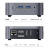 Ninkear MBOX 11 Mini PC, Intel Twin Lake N150 4 Cores Max 3.6GHz, 16GB RAM 512GB SSD, HDMI2.0 + DP1.4 (4K@60Hz) Dual Screen Display, WiFi 5 Bluetooth 5.0, 2*USB 3.0, 2*USB 2.0, 1*RJ45, 1*Headphone Jack