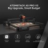 ATOMSTACK A5 Pro V2 5W Laser Engraver, 400mm/s High Speed, 0.01mm Precision, 5mm Wood 3mm Black Acrylic in One Pass, 410*380mm