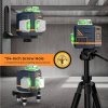 CIGMAN CM-701T 3x360° Laser Level with 1.5m Tripod, Remote Control, Self-Leveling, 4000mAh Battery