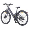 ENGWE MapFour N1 Air ST Electric Bike, 250W Motor, 36V 10Ah Battery, 700*38C Spoke Tires, 25km/h Max Speed, 100km Range, Front & Rear Mechanical Disc Brake, SHIMANO 7-speed, Torque Sensor, LCD Color Display - Charcoal Grey