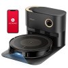 Ultenic TS1 Robot Vacuum Cleaner with Self Emptying Station, Dual-Spin Mopping, 3000Pa Suction, 3L Dust Bag, Carpet Boost, App/Voice Control