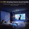 ETOE Whale Pro Android TV Projector, Native 1080P, 1500 ANSI, 4K Decoding, Auto Focus & Auto Keystone Correction, 2*10W Stereo Speakers, Dual-Band Wi-Fi
