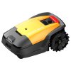 Goat Bot Unicut H1 Robotic Lawn Mower, 1500m² Large Area Coverage, RTK+VSLAM for Precise Mapping, 24cm Cutting Width, 0.4m/s Fast Speed, Max 45% Slope-Climbing Ability, AI-Powered Obstacle Avoidance, IPX6 Waterproof - Yellow