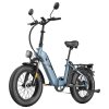 Fafrees FF20 Polar Electric Bike, 500W Motor, 48V 26.8Ah Dual Batteries, 20*4.0 inch Tires, 45km/h Max Speed, 170km Max Range, Mechanical Disc Brakes, Front Spring Fork, Shimano 7-speed - Haze Blue
