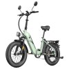 Fafrees FF20 Polar Electric Bike, 500W Motor, 48V 26.8Ah Dual Batteries, 20*4.0 inch Tires, 45km/h Max Speed, 170km Max Range, Mechanical Disc Brakes, Front Spring Fork, Shimano 7-speed - Mint Green