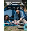 Flashfish P56 Portable Power Station, 288.6Wh/78000mAh Battery Pack Solar Generator, 330W AC Output, 600W Peak Output,  230V Pure Sine Wave, 9 Outlets, LED Display