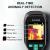 ERICKHILL ETI-01 Thermal Imaging Camera, 240×240 IR, 20Hz Refresh Rate, -20°C to 550°C Range, HVAC/Air Leak Detector, Laser Pointer
