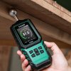 ERICKHILL EWM05 Wood Moisture Meter, Non-Contact, Tri-Color LED Ring & Digital Scale, 1000mAh Rechargeable Battery