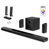 Ultimea Apollo S90 9.1 Channel Soundbar, Dolby Atmos, 470W Peak Power, RGB Lighting, App Control, 121 Preset EQ Matrices, Bluetooth 5.3, Detachable Design