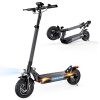 iScooter W9 Electric Scooter, 1000W Motor, 48V 14Ah Battery, 10 inch Tires, 45km/h Max Speed, 45km Range, Front & Rear Disc Brake, Dual Shock Absorption, LCD Display