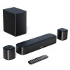 Ultimea Aura A30 5.1 Soundbar + 1 * Pair Steady 310 Speaker Stands, App Control, 10 Bands Equalizer Settings, 121 Preset EQ Matrices