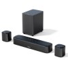 Ultimea Aura A30 5.1 Soundbar + 1 * Pair Steady 310 Speaker Stands, App Control, 10 Bands Equalizer Settings, 121 Preset EQ Matrices