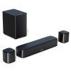 Ultimea Aura A30 5.1 Soundbar + 1 * Pair Steady 310 Speaker Stands, App Control, 10 Bands Equalizer Settings, 121 Preset EQ Matrices