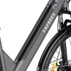 FAFREES F28 Pro 27.5'' Step-through City E-Bike 25Km/h 250W Motor 36V14.5Ah Embedded Removable Battery Shimano 7-Speed Gear - Black