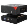 Ninkear MBOX 6 Magnetic Modular Mini PC, AMD Ryzen 5 6600H 6 Cores Max 4.5GHz, 16GB DDR5 RAM 512GB SSD, HDMI + DP + Type-C 4K Triple Display, WiFi 6 Bluetooth 5.2, 2*USB 3.0, 2*USB 2.0, 2*RJ45, 1*Headphone Jack, RGB Light