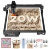 ATOMSTACK A20 Pro V2 20W Laser Engraver + Mecpow H44 Laser Bed + G3 Pro Rotary Roller
