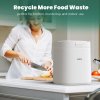 karfo UF006-EC Kitchen Composter, 2.5L Capacity, Single-Button Auto Operation, Turn Food Waste to Fertilizer for Plants, White