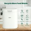 karfo UF006-EC Kitchen Composter, 2.5L Capacity, Single-Button Auto Operation, Turn Food Waste to Fertilizer for Plants, White