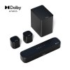 Ultimea Aura A50 Pro 5.1 Soundbar, Dolby Atmos, Surround Sound System for TV, App Control, 2 Surround Speakers, HDMI eARC/OPT/AUX/BT