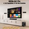 Hiwill A41 Pro 4.1 Soundbar Subwoofer Speaker Kit, Dolby Atmos, 7 Drivers, 320W Peak Power, 2 Side-Firing Tweeters