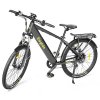 Eleglide T1 Electric Trekking Bike Trekking E-Bike 27.5 Inch CST Tires 36V 13AH Battery 250W Motor Shimano 7 Gears Max Speed 25Km/h Max Range 100KM Max Load 120KG IPX4 Waterproof Dual Disk Brake - Black