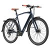Fafrees F700M Electric Bike, 250W Motor, 36V 10Ah Battery, 700*42C Tires, 25km/h Max Speed, 100km Max Range, Hydraulic Disc Brakes, Torque Sensor, SHIMANO CUES 9-speed - Blue