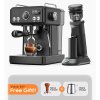 HiBREW H10A Semi Automatic Espresso Coffee Machine, 20Bar, Cold/Hot Coffee Maker - Adamantine Black