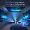 ETOE Starfish Plus Projector, Built-in Google TV, 140° Rotation, Native 1080p, 300 ANSI, 4K Decoding, WideVine L1, Touch Night Light, Automatic Keystone Correction & Auto Focus
