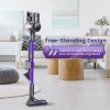 INSE S7P Cordless Stick Vacuum Cleaner, 26kPa Powerful Suction, 45min Runtime, LED Display, Self-Standing & HEPA Filtration, for Hard Floor, Carpet & Pet Hair - Purple