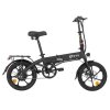 DYU A1F Pro Folding Electric Bike, 250W Motor, 36V 7.5Ah Battery, 16*1.75-inch Tire, 25km/h Max Speed, 40km Max Range, Front & Rear Disc Brakes, LCD Display