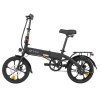 DYU A1F Pro Folding Electric Bike, 250W Motor, 36V 7.5Ah Battery, 16*1.75-inch Tire, 25km/h Max Speed, 40km Max Range, Front & Rear Disc Brakes, LCD Display