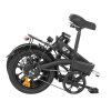 DYU A1F Pro Folding Electric Bike, 250W Motor, 36V 7.5Ah Battery, 16*1.75-inch Tire, 25km/h Max Speed, 40km Max Range, Front & Rear Disc Brakes, LCD Display