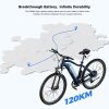 Eleglide Mopride 3 Electric Bike, 250W Motor, 48V 12Ah Battery, 29*2.4 inch Tires, 25km/h Max Speed, 120km Max Range, Hydraulic Disc Brake, Suspension with Lockout, Shimano 7-Speed, LCD Display, App Control