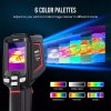 KAIWEETS KTI-W02 PRO Thermal Imaging Camera, 256x192 IR Resolution, -20℃~550℃ Range, PIP/Visible Light/Fusion Modes, 16GB TF Card