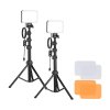 165860 neewer bp66 studiovy set dve led lampy filtre stativy