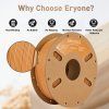 ERYONE Wood PLA Filament 1kg - Terracotta