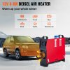 Dieselový ohrievač vzduchu 12V 5 kW s diaľkovým ovládaním a lcd