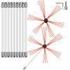 Súprava na čistenie komína 1005,8 cm s kefou a tyčami na sadze