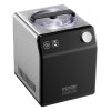 Automatický elektrický zmrzlinovač 1.9 L na jogurt a gelato čierny