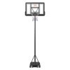 Basketbalový kôš so stojanom, výška 4-10 ft, 44 inch, kolieska
