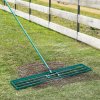 Hrable na vyrovnávanie trávnika 121.9×25.4 cm, rukoväť 198.1 cm, oceľ