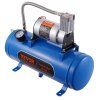 Kompresor 12V s nádržou 1.6 Gallon/6 L, 120 psi pre trúby a pneumatík