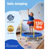 Mini trampolína pre deti 91.4 cm skladacia s penovým madlom 3+ rokov