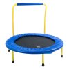 Mini trampolína pre deti 91.4 cm skladacia s penovým madlom 3+ rokov