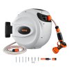 Navíjač hadice na vodu 35m×1.3cm 180° otáčavý na stenu do záhrady