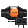 Potrubný ventilátor 102 mm 129.7cfm ec-motor ovládač teploty/vlhkosti