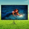 Projekčné plátno na statíve 110inch 16:9 4K HD nastaviteľné prenosné