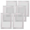 Sada na sieťotlač rámov so sieťovinou 25.4×35.6 cm 156 count mesh 6pcs