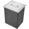 Vstavaný box na ľad 14"L×12"W×18"H nerezová oceľ 40 qt s krytom